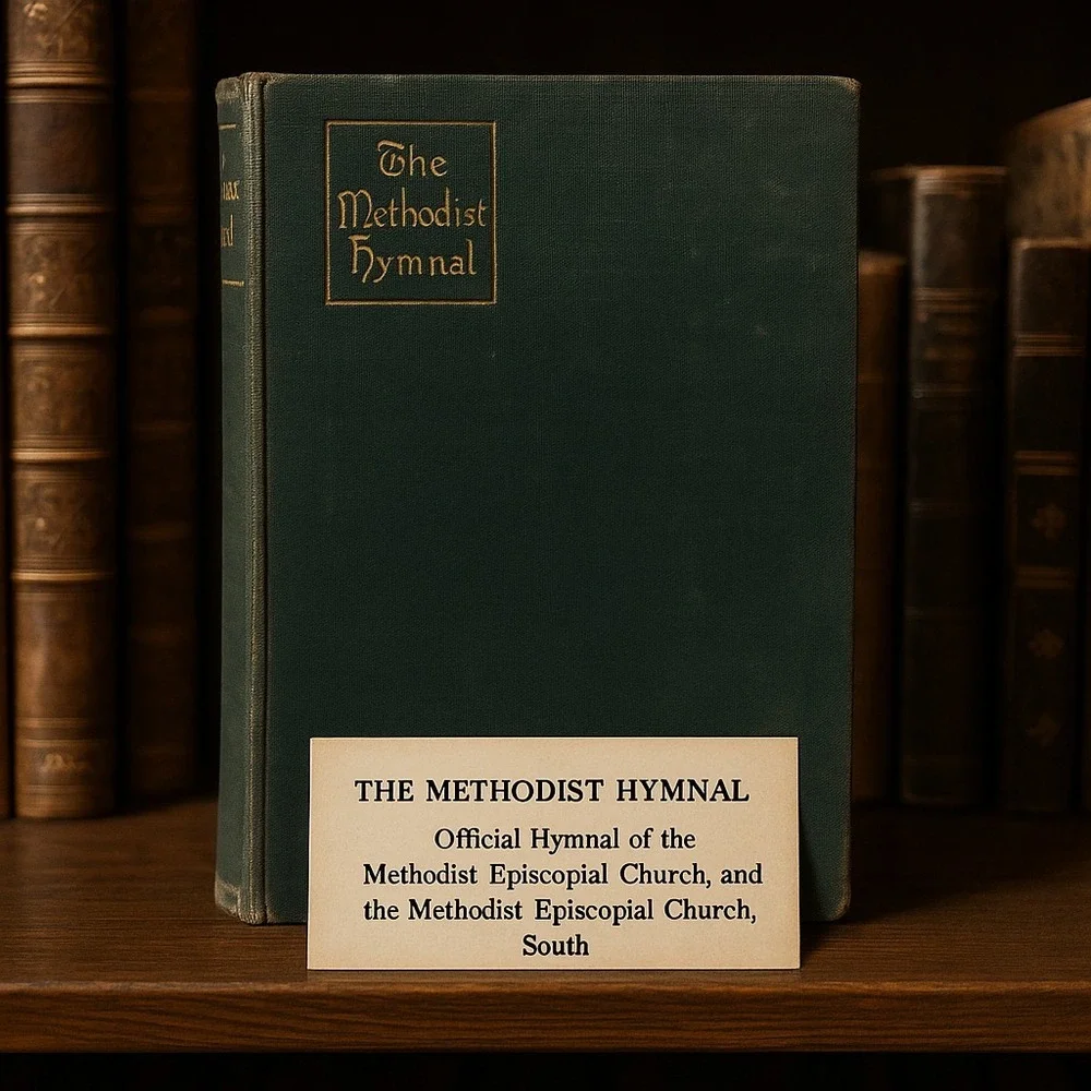 Methodist Hymnal Joint Church Edition‎ Organist Inscribed Antique 1905 Intact